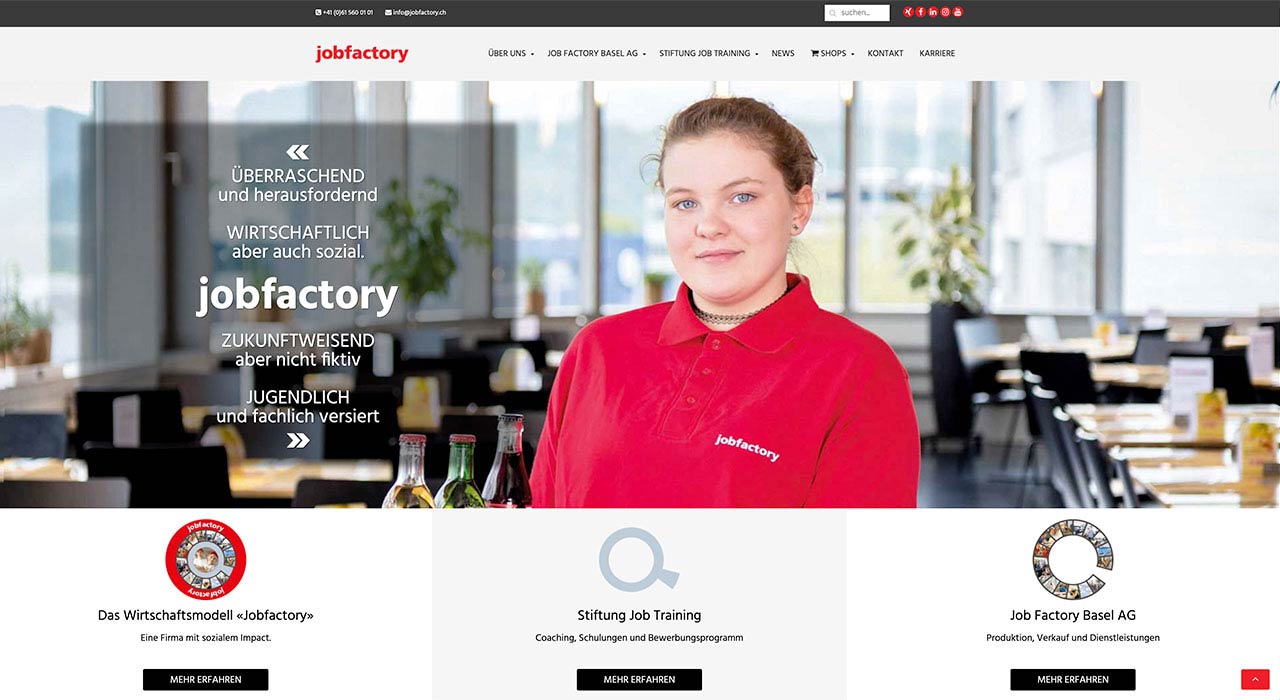 Job Factory Basel AG 2020 Dezember Das Wirtschaftsmodell «Jobfactory»