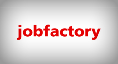 Logo jobfactory rot/weiss